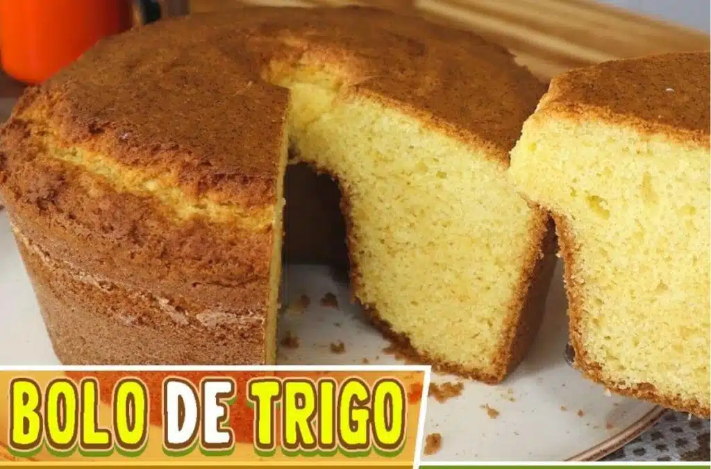 Bolo simples de trigo