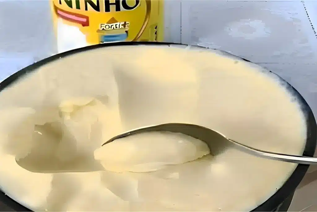 Mousse de leite ninho de liquidificador