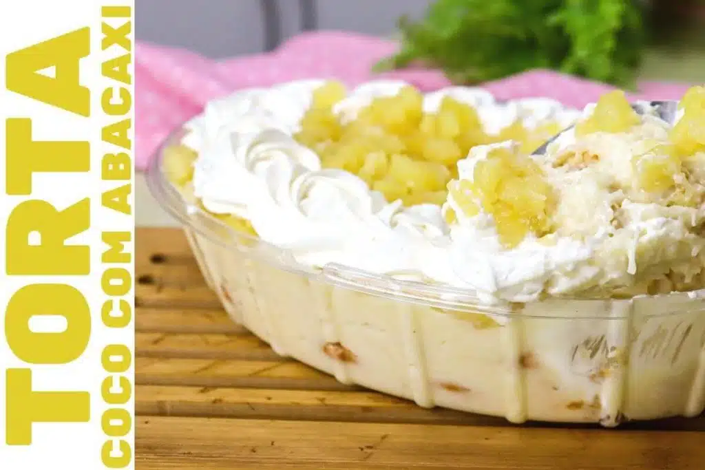 Torta deliciosa de abacaxi para você fazer no natal da sua casa