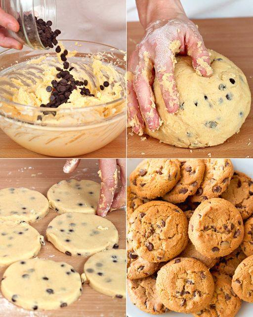 Receita Fácil de Cookies Com Gotas De Chocolate