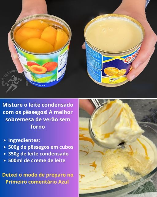 Mousse de Pêssego: Uma Sobremesa Leve e Refrescante