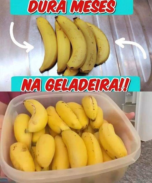 Como Conservar Banana Madura Por Meses na Geladeira