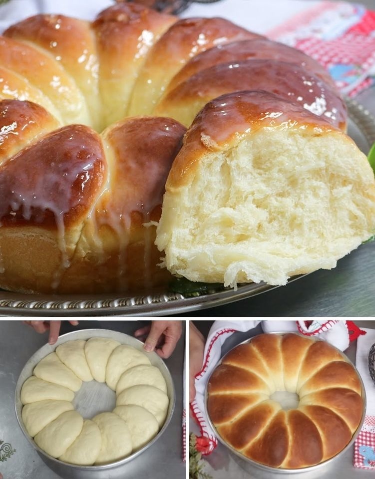 Pão Doce Caseiro Fofinho e Fácil De Fazer