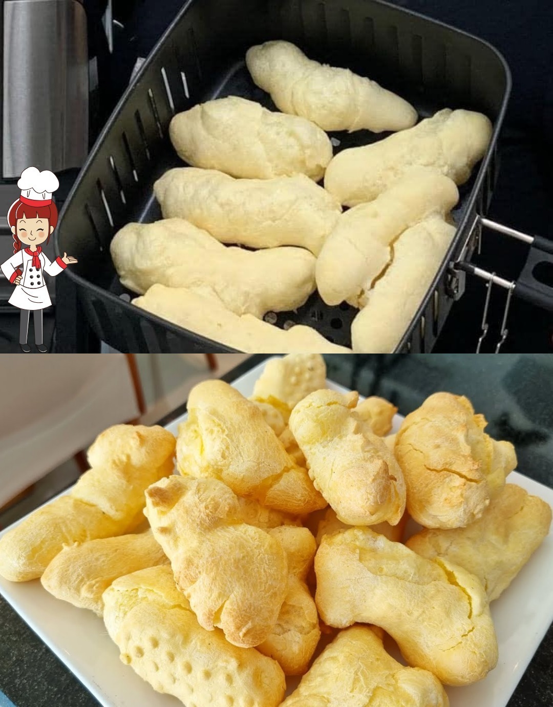 Biscoito de Polvilho Mineiro Na AirFryer Delicioso e Muito Crocante